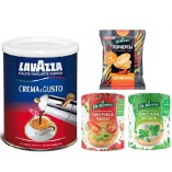 Кофе молотый хлебцы рисовые 3 вида